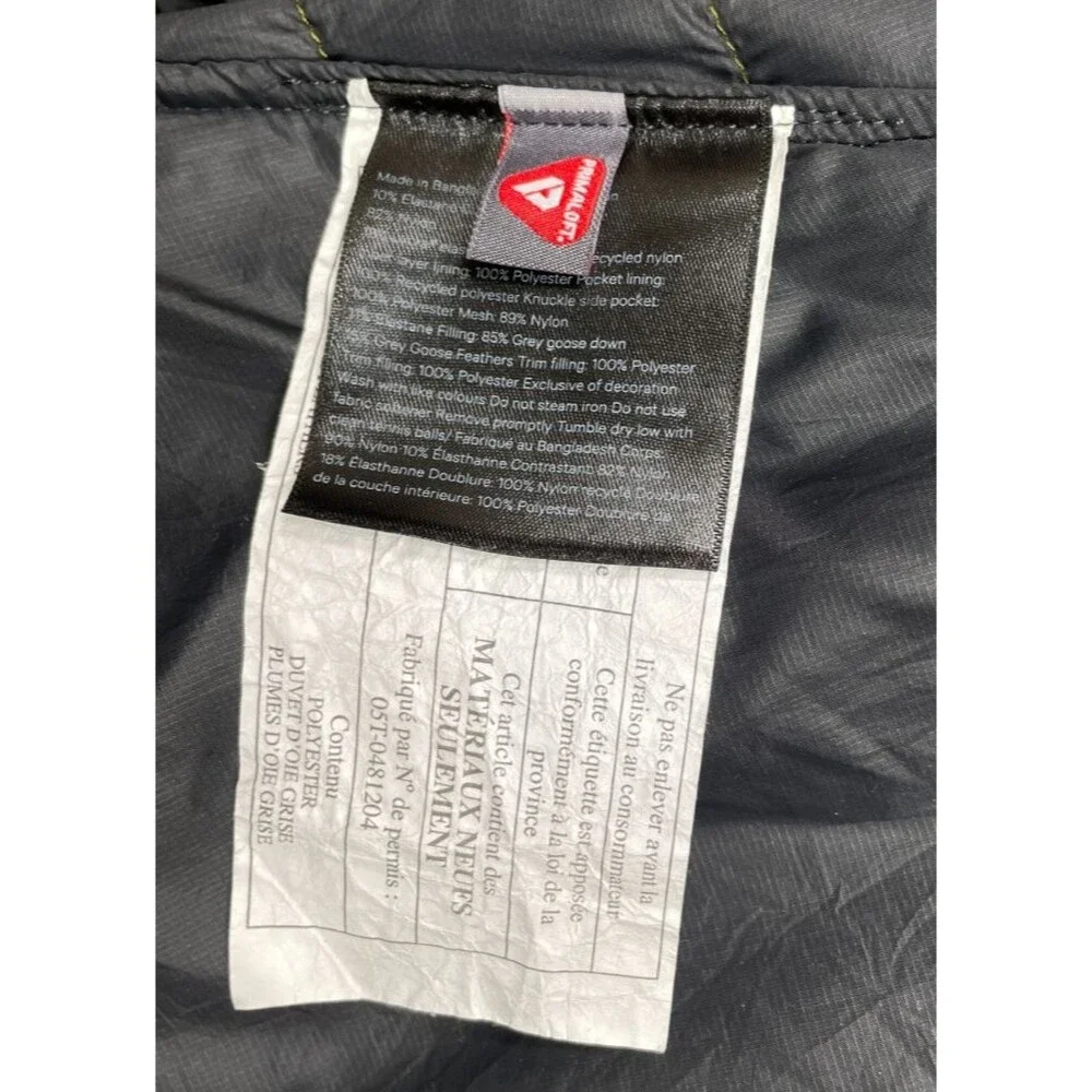 Lululemon Down For It All Hoodie Jacket Mens L Green Hooded Quilted Puffer Zip